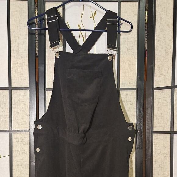 SHEIN Denim - SHEIN Black Women's Overalls
